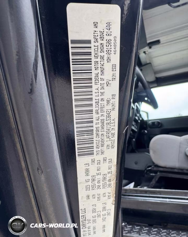 2008 Jeep Wrangler Sahara VIN:1J4FA54118L536421 - 10