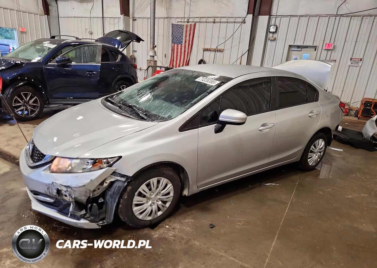 2015 Honda Civic Lx VIN:19XFB2F50FE090883 - 1
