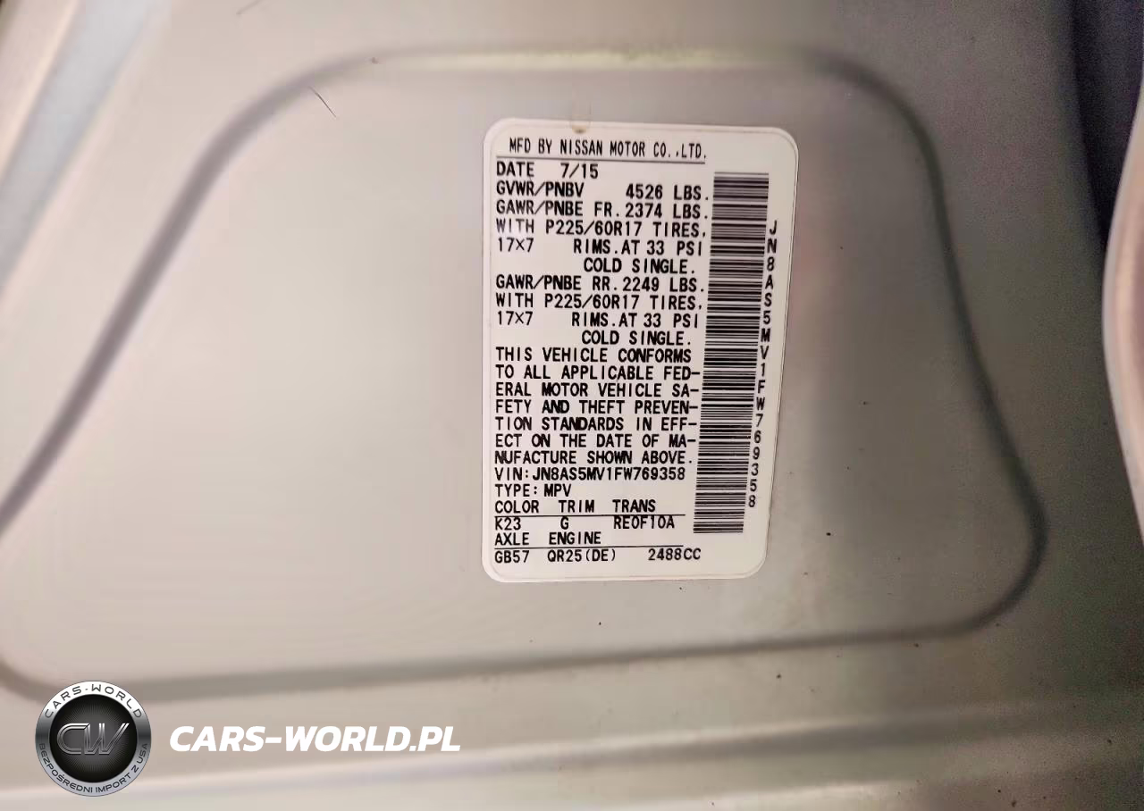 2015 Nissan Rogue Select S VIN:JN8AS5MV1FW769358 - 13