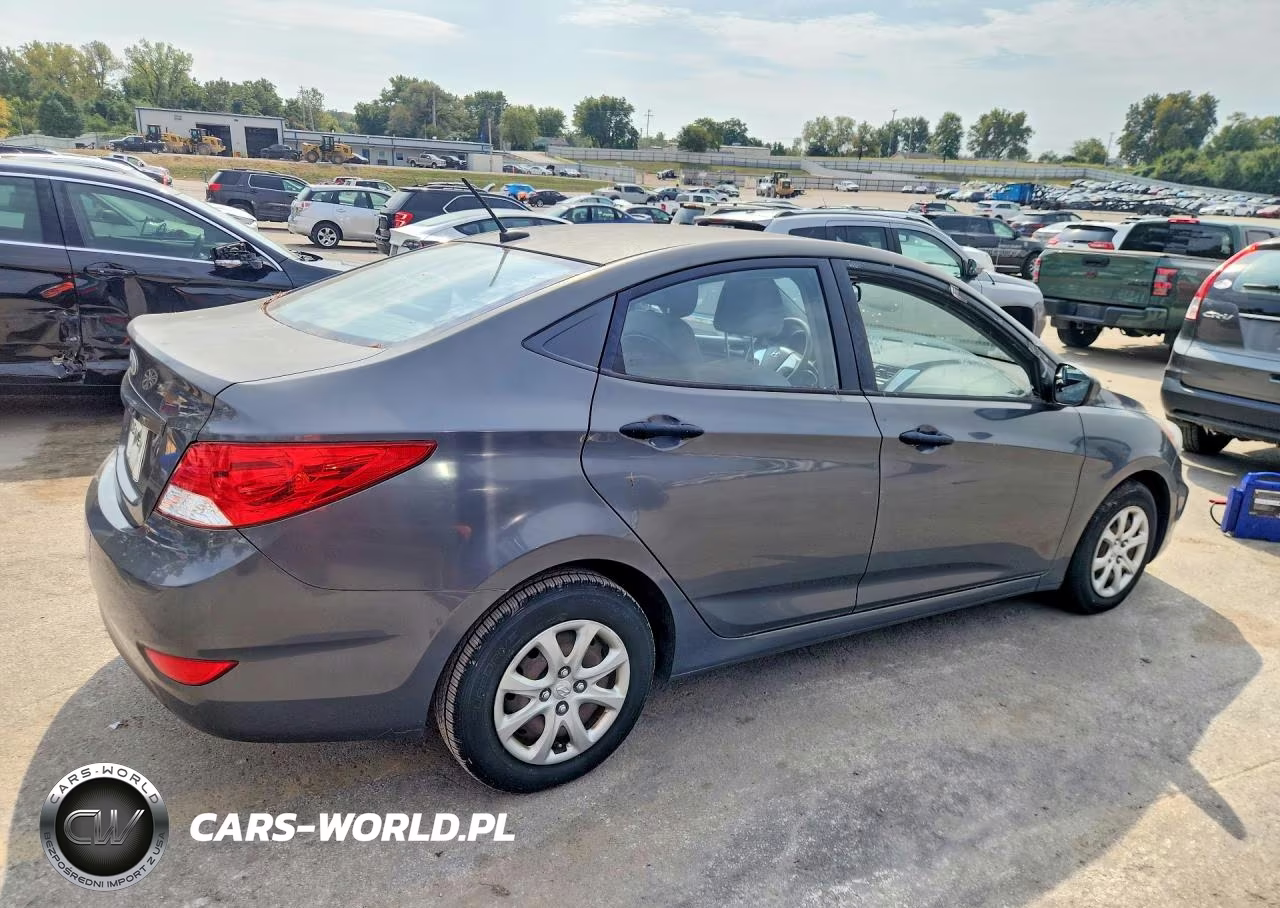 2012 Hyundai Accent Gls VIN:KMHCT4AE0CU048967 - 3