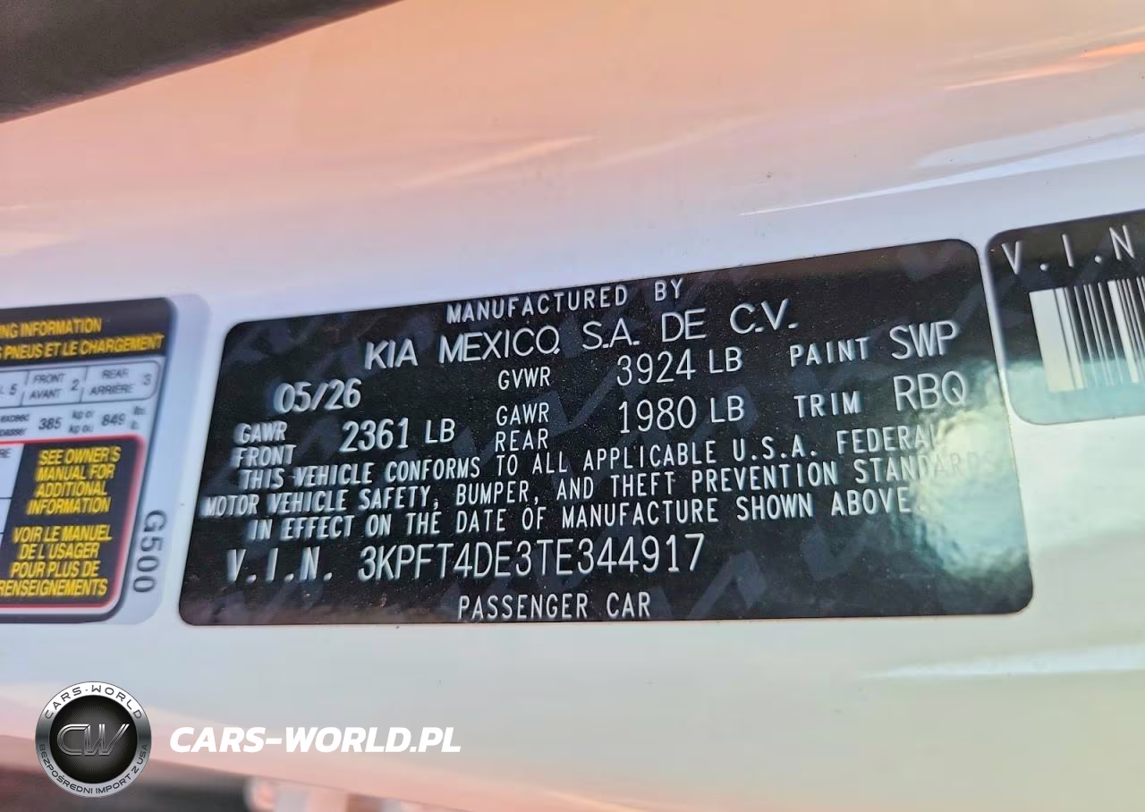 2026 Kia K4 Lxs VIN:3KPFT4DE3TE344917 - 12