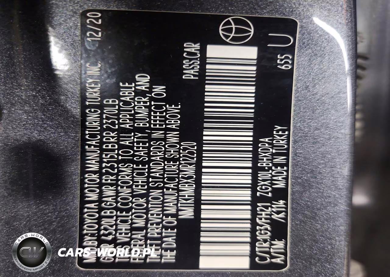 2021 Toyota C-Hr Le VIN:NMTKHMBX3MR122520 - 12