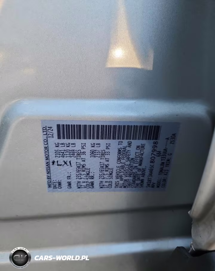 2025 Nissan Rogue S VIN:5N1BT3AA6SC807998 - 13