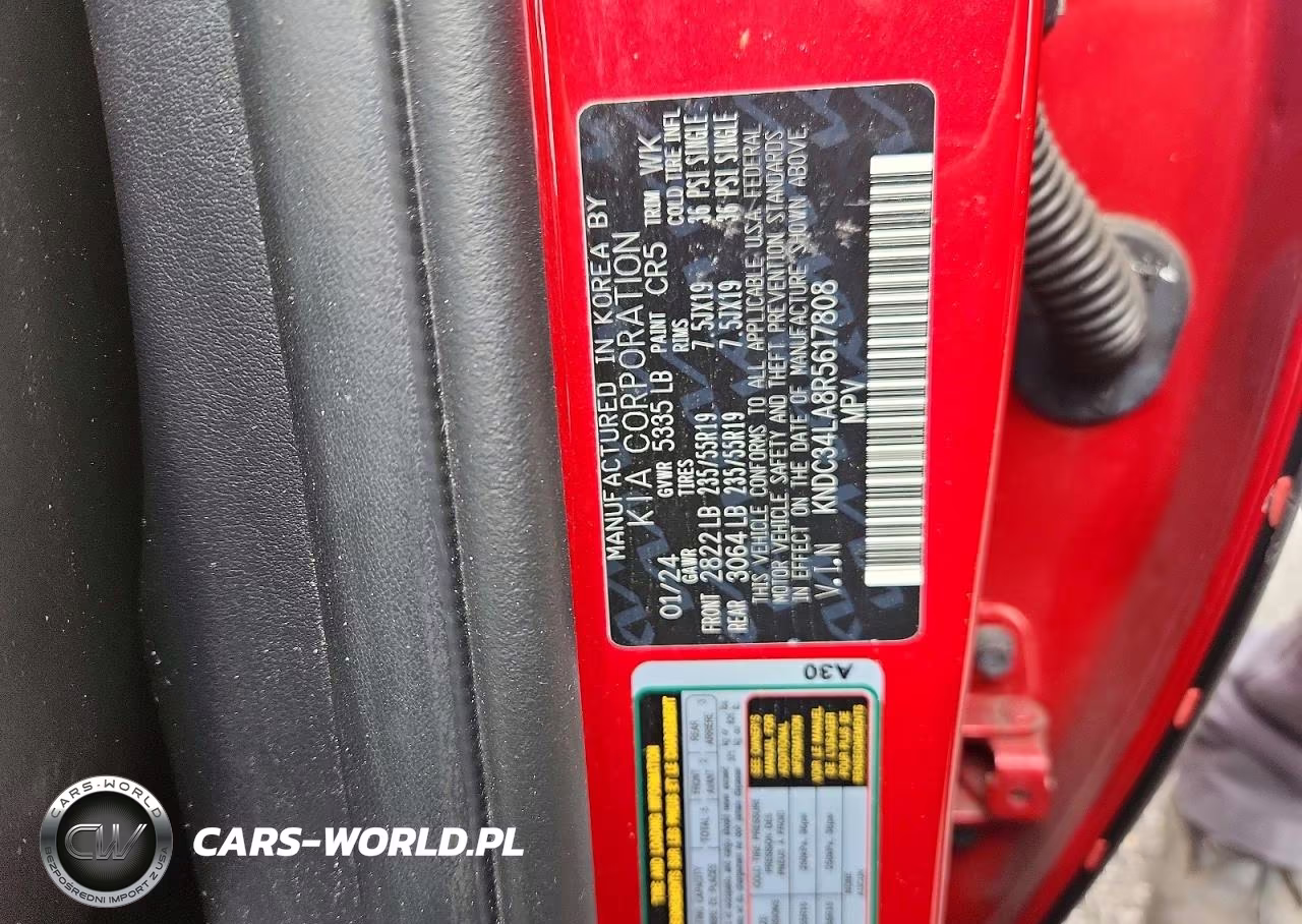2024 Kia Ev6 Wind VIN:KNDC34LA8R5617808 - 12