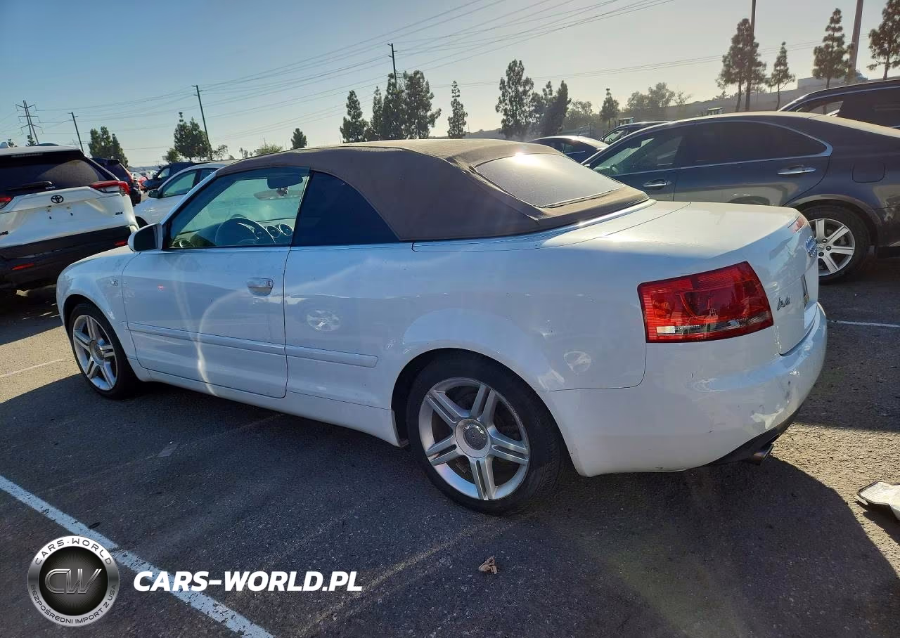 2007 Audi A4 2.0T Cabriolet VIN:WAUAF48H77K022917 - 2