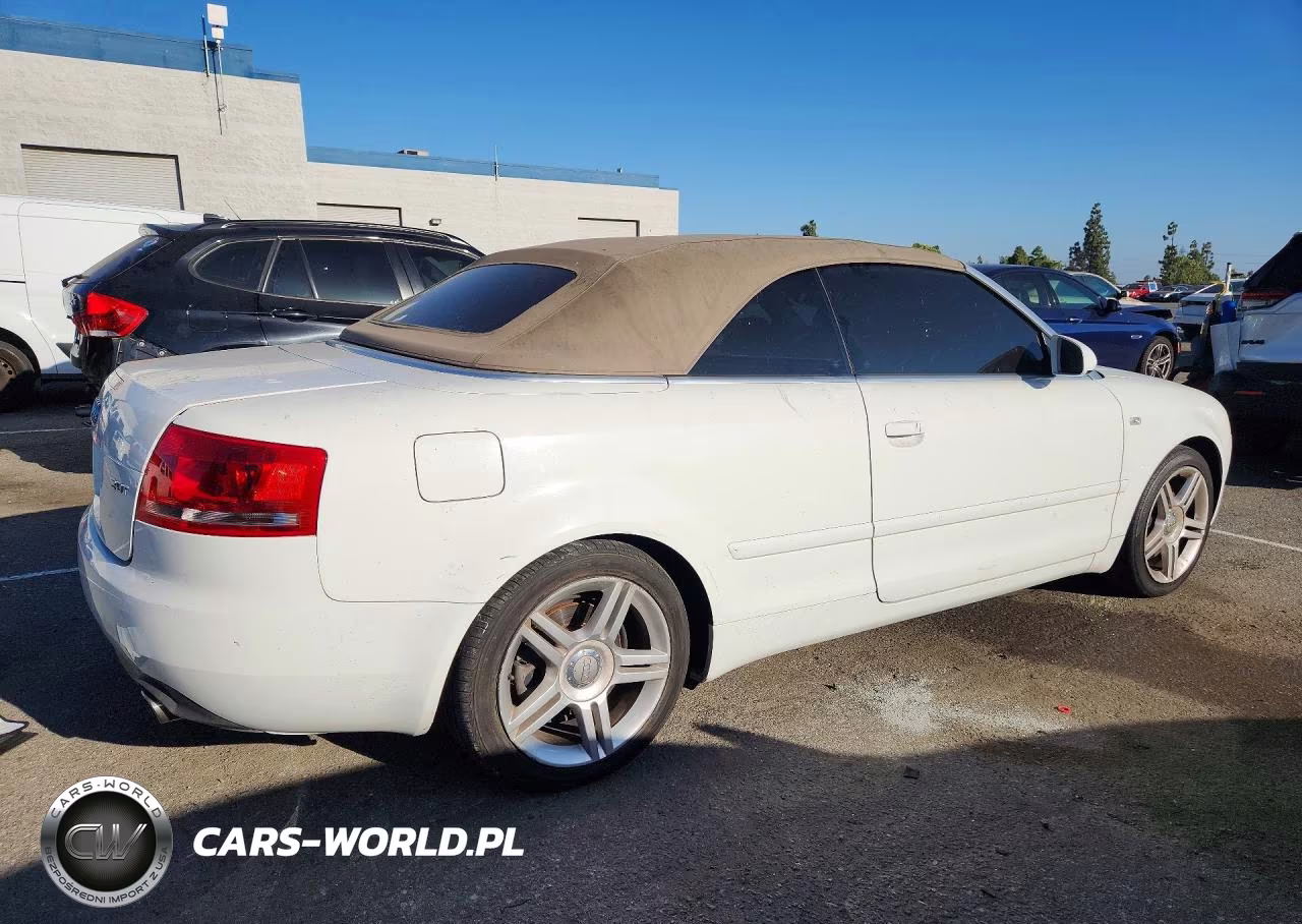 2007 Audi A4 2.0T Cabriolet VIN:WAUAF48H77K022917 - 3