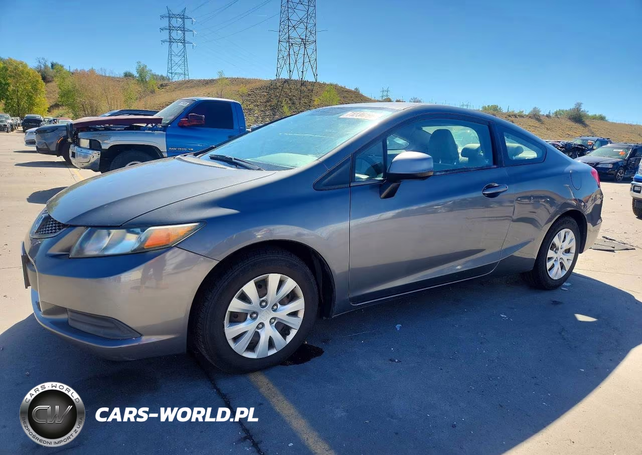 2012 Honda Civic Lx VIN:2HGFG3B58CH506001 - 1