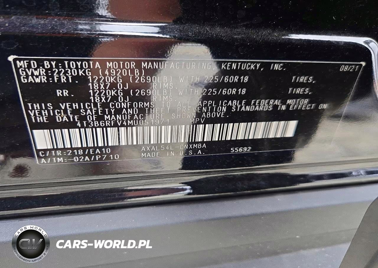2021 Toyota Rav4 Hybrid Xle Premium VIN:4T3B6RFV4MU051971 - 14