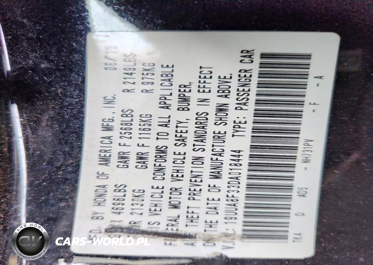 2013 Acura Tl Se VIN:19UUA8F33DA018444 - 12