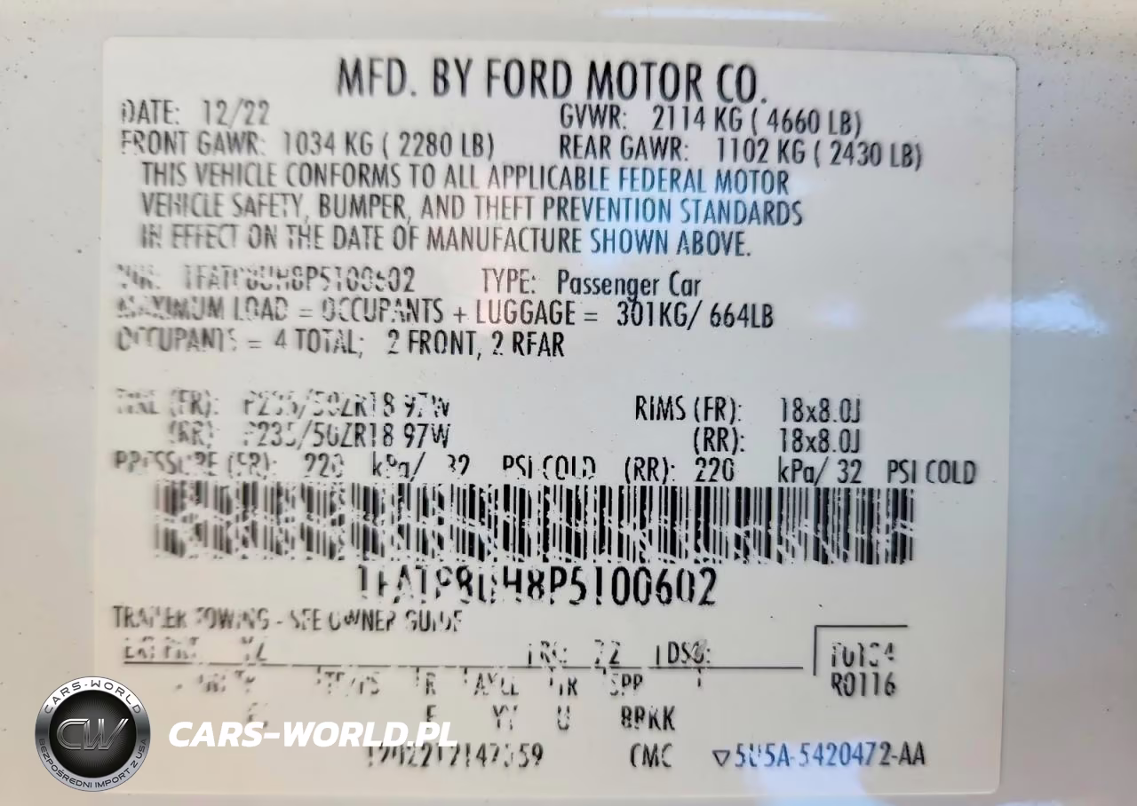 2023 Ford Mustang VIN:1FATP8UH8P5100602 - 13