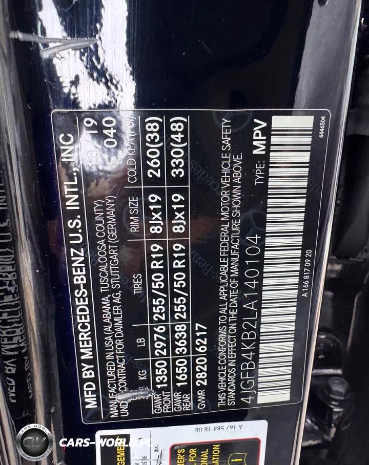 2020 Mercedes-Benz Gle 350 4Matic VIN:4JGFB4KB2LA140104 - 11