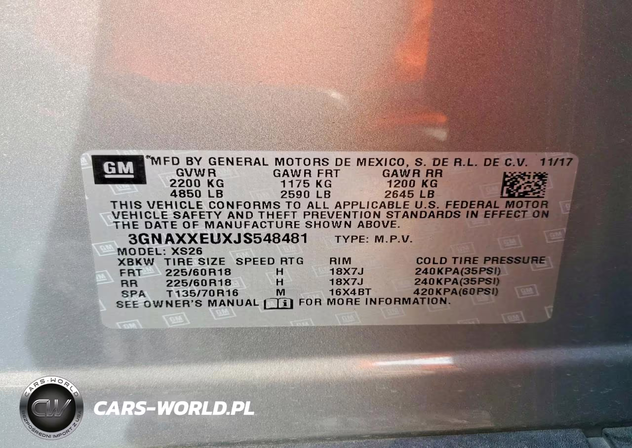 2018 Chevrolet Equinox Premier VIN:3GNAXXEUXJS548481 - 14