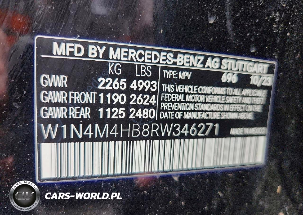 2024 Mercedes-Benz Glb 250 4Matic VIN:W1N4M4HB8RW346271 - 13