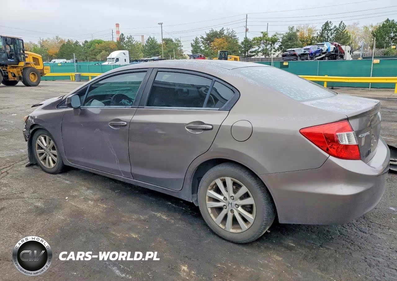 2012 Honda Civic Ex VIN:2HGFB2F84CH538683 - 2