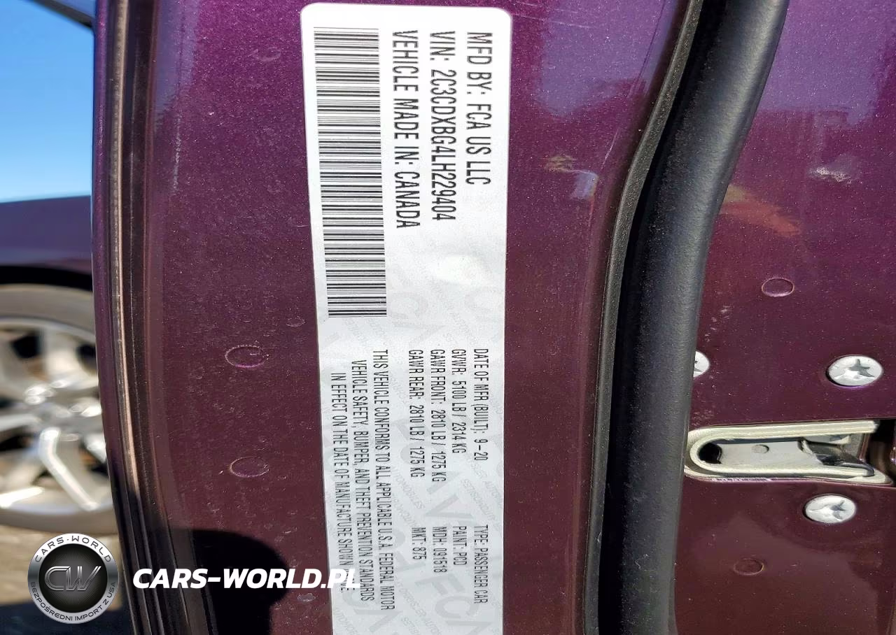 2020 Dodge Charger Sxt VIN:2C3CDXBG4LH229404 - 13