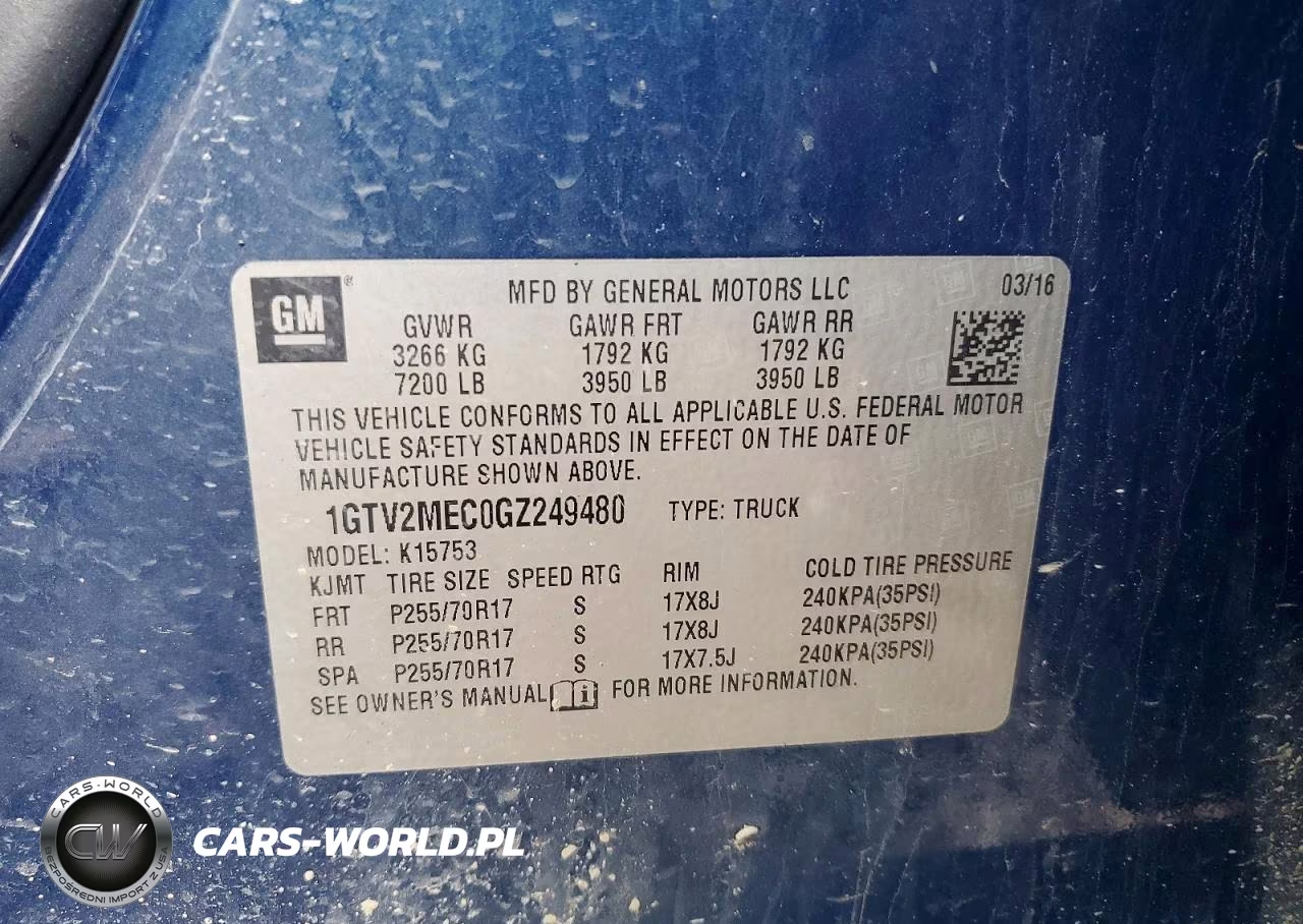 2016 GMC Sierra K1500 Sle VIN:1GTV2MEC0GZ249480 - 12