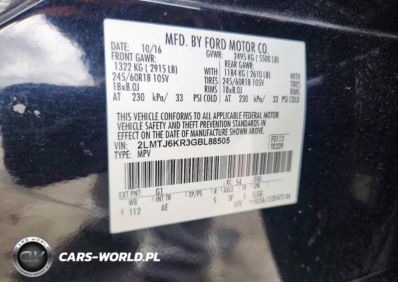 2016 Lincoln Mkx VIN:2LMTJ6KR3GBL88505 - 13