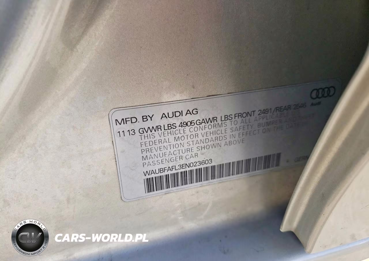 2014 Audi A4 Premium VIN:WAUBFAFL3EN023603 - 13
