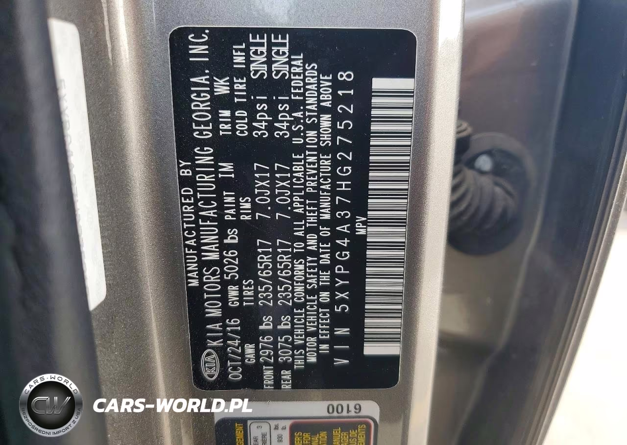 2017 Kia Sorento Lx VIN:5XYPG4A37HG275218 - 13