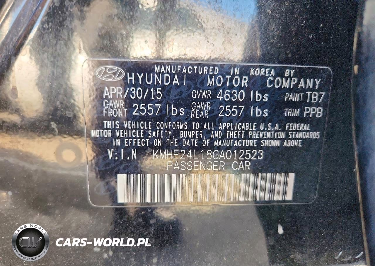 2016 Hyundai Sonata Hybrid Se VIN:KMHE24L18GA012523 - 12