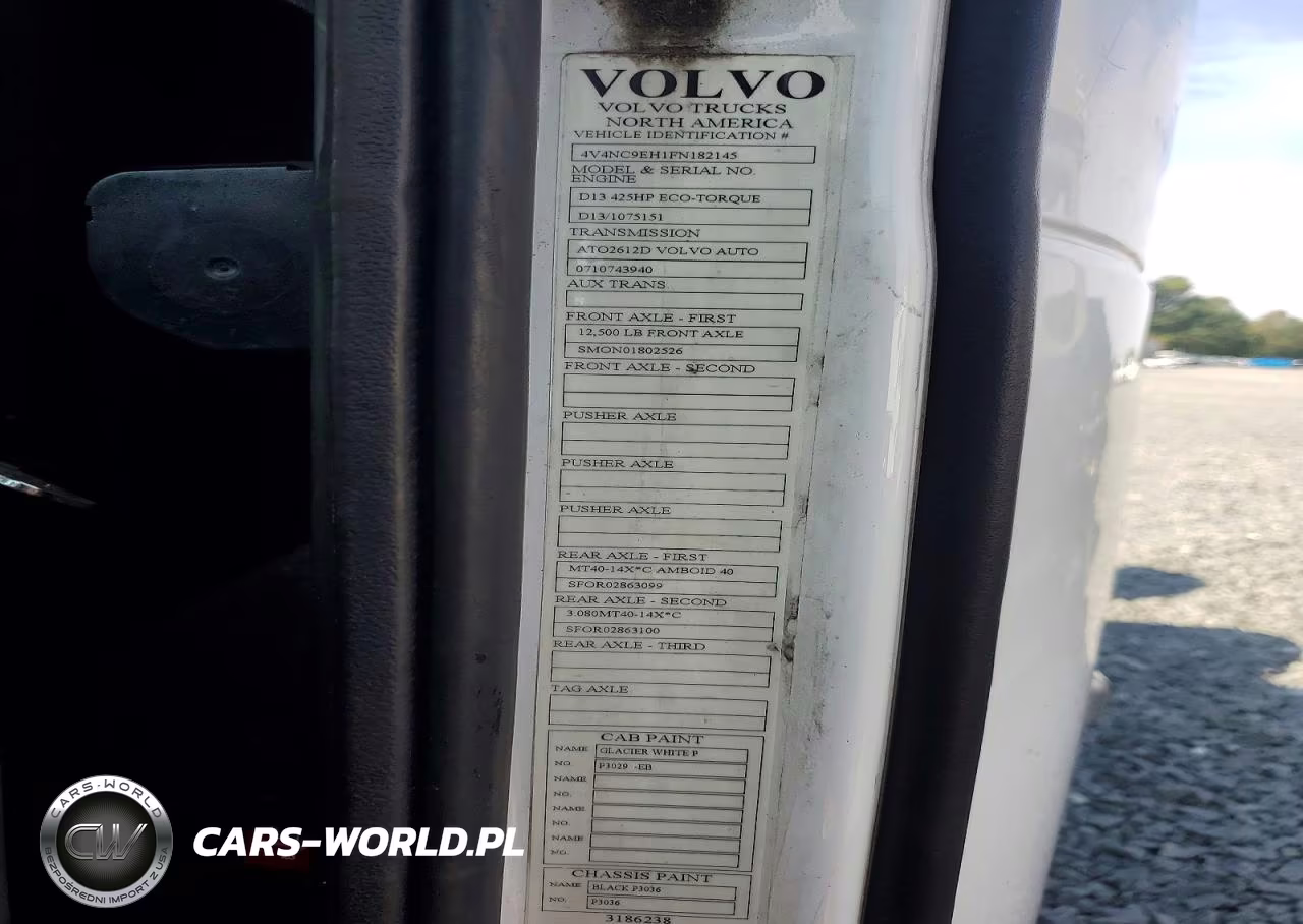 2015 Volvo Vn Vnl VIN:4V4NC9EH1FN182145 - 12