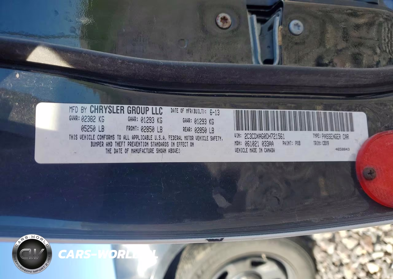 2013 Dodge Charger Police VIN:2C3CDXAG0DH721561 - 12