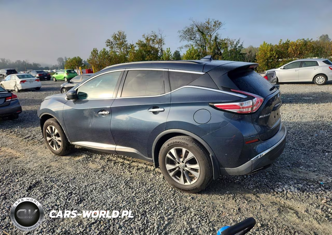 2016 Nissan Murano Sv VIN:5N1AZ2MH5GN167646 - 2