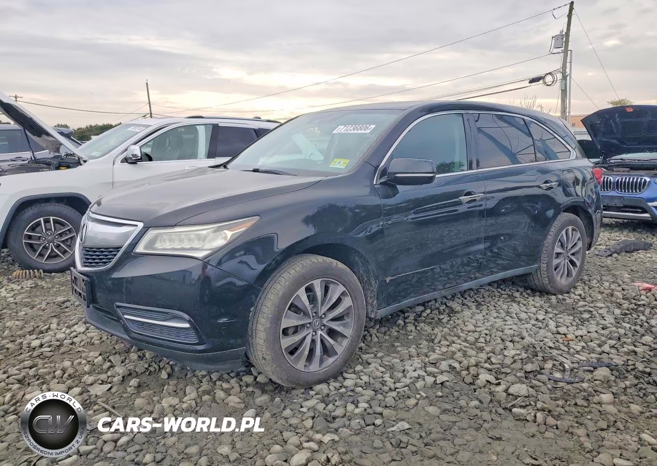 2016 Acura Mdx Technology VIN:5FRYD4H48GB023087 - 1