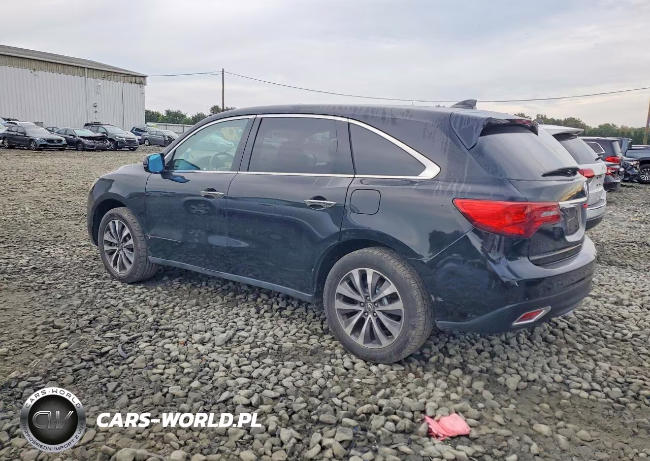 2016 Acura Mdx Technology VIN:5FRYD4H48GB023087 - 2