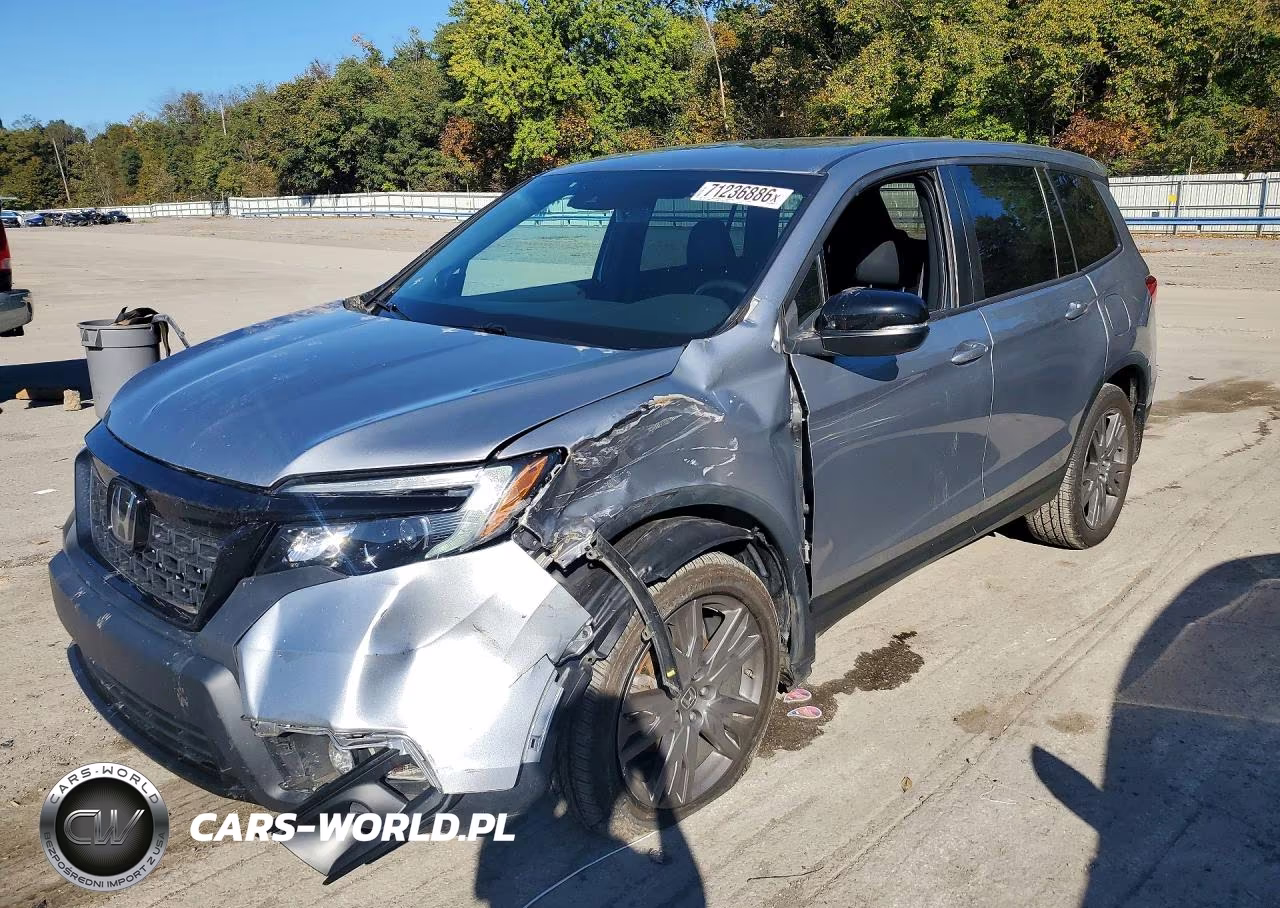 2020 Honda Passport Exl VIN:5FNYF8H54LB001299 - 1