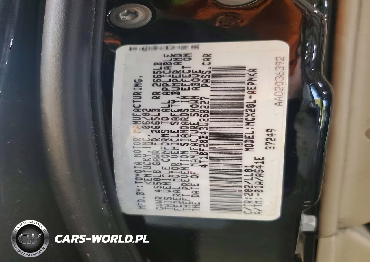 2003 Toyota Avalon Xl VIN:4T1BF28B43U268227 - 12