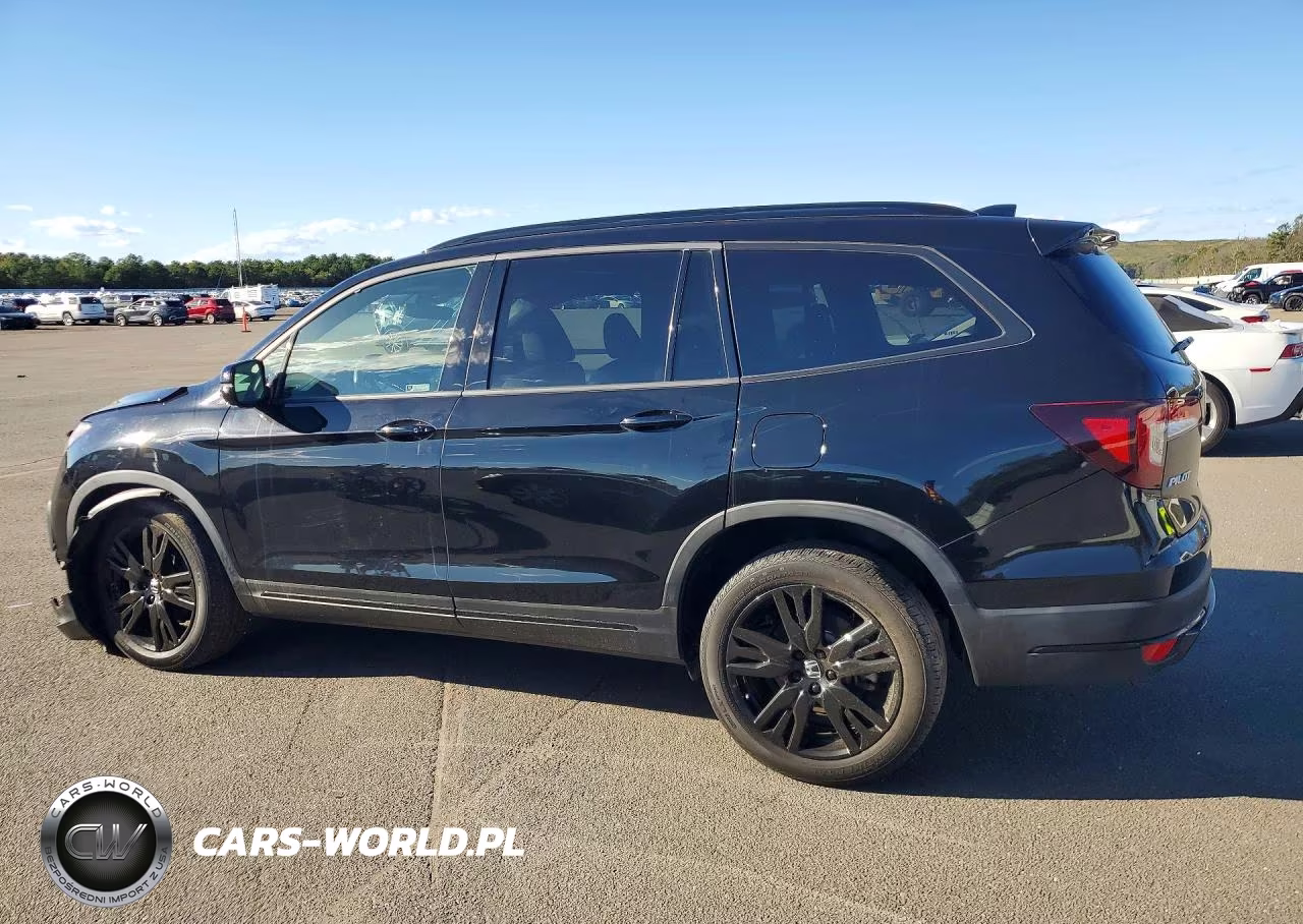 2022 Honda Pilot Black VIN:5FNYF6H7XNB047891 - 2