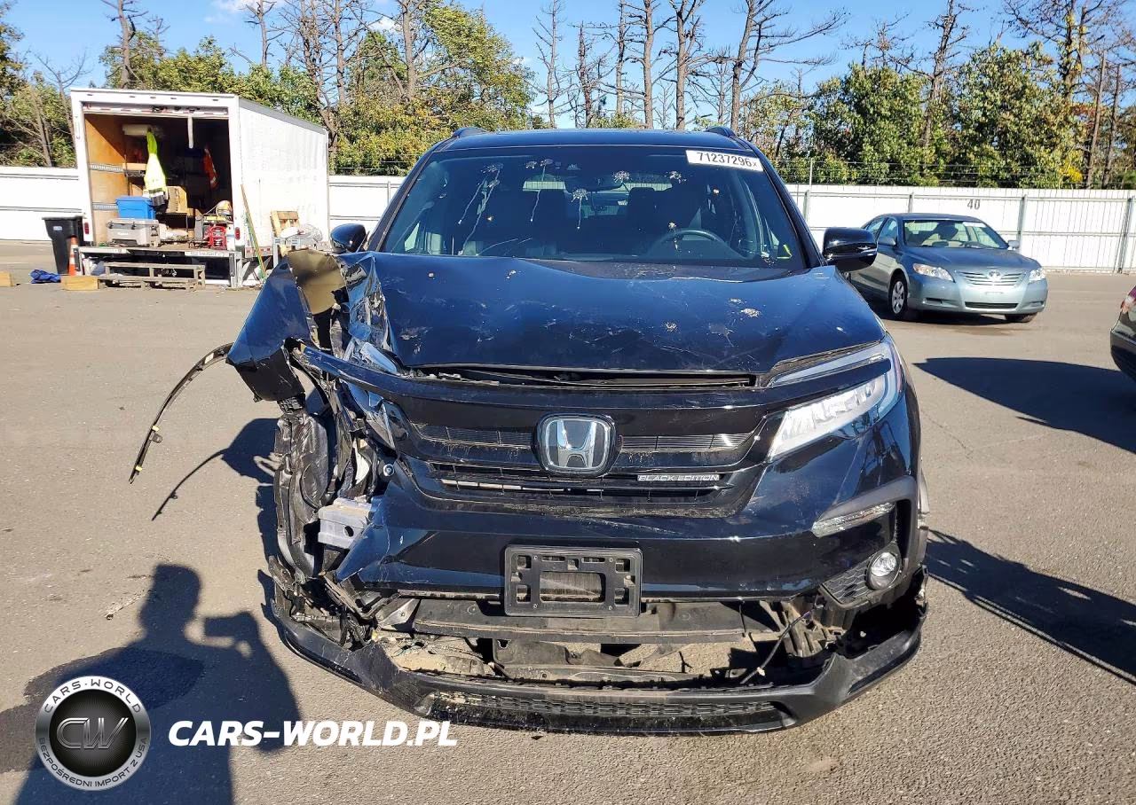 2022 Honda Pilot Black VIN:5FNYF6H7XNB047891 - 5