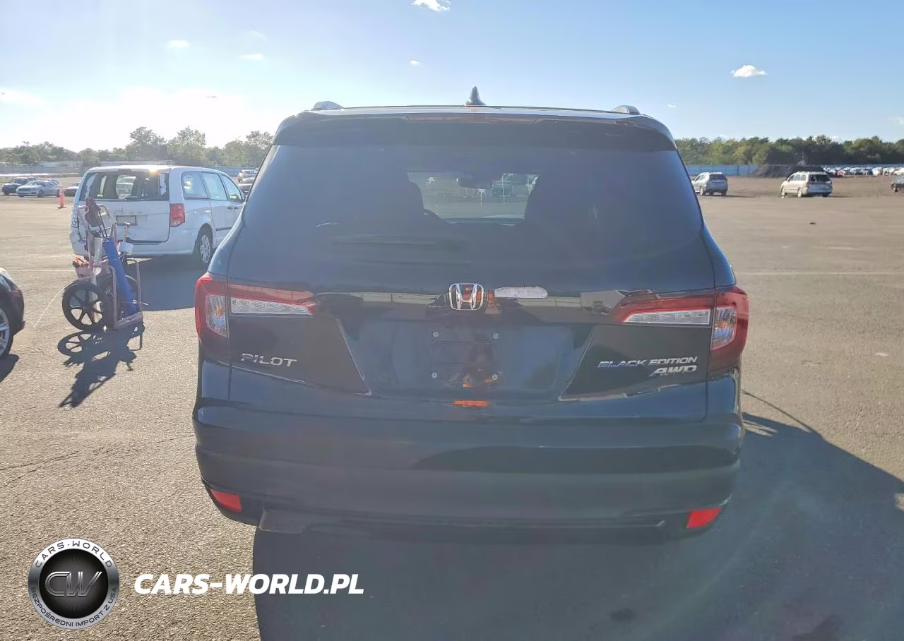 2022 Honda Pilot Black VIN:5FNYF6H7XNB047891 - 6