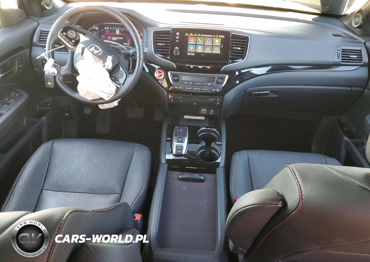 2022 Honda Pilot Black VIN:5FNYF6H7XNB047891 - 8