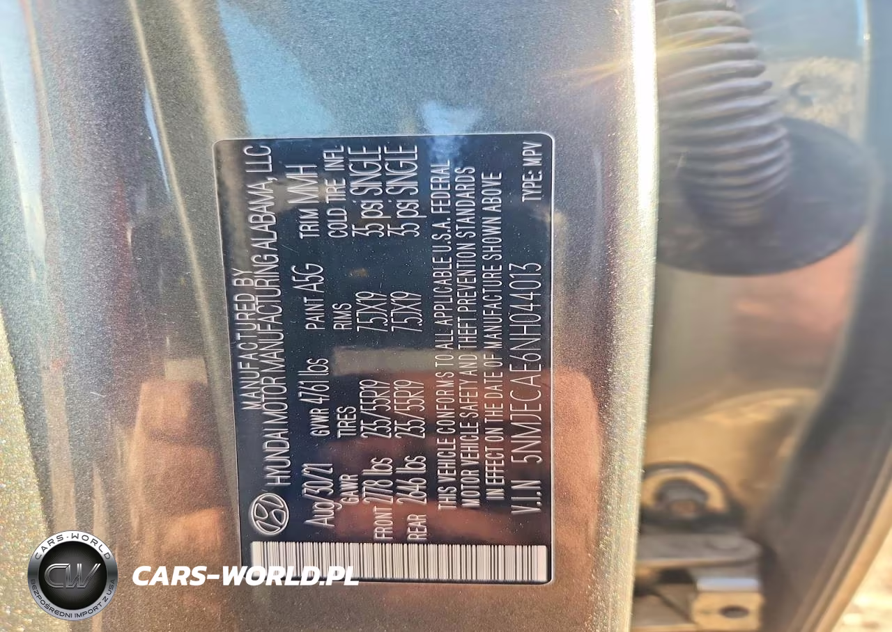 2022 Hyundai Tucson Limited VIN:5NMJECAE6NH044013 - 14