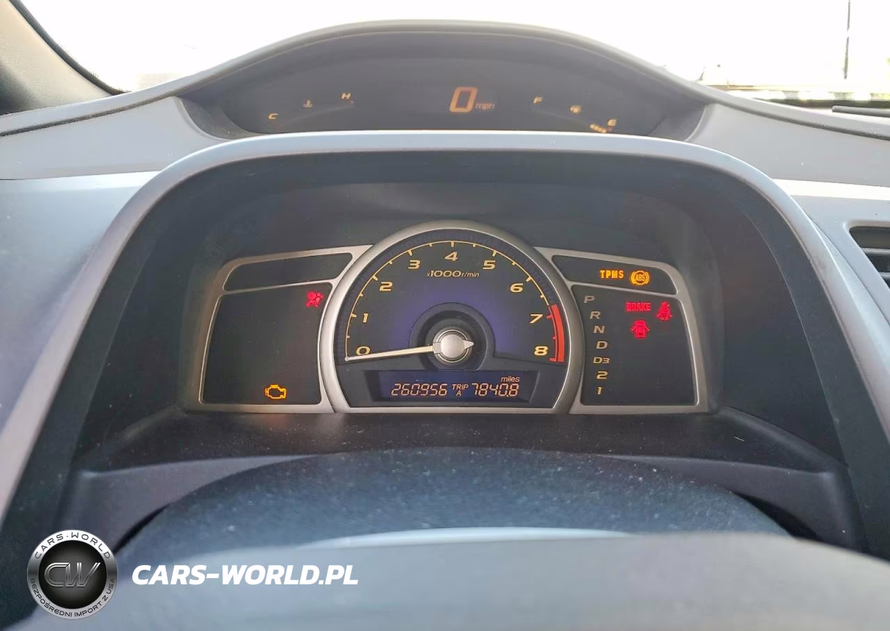 2008 Honda Civic Lx VIN:2HGFA165X8H323707 - 9