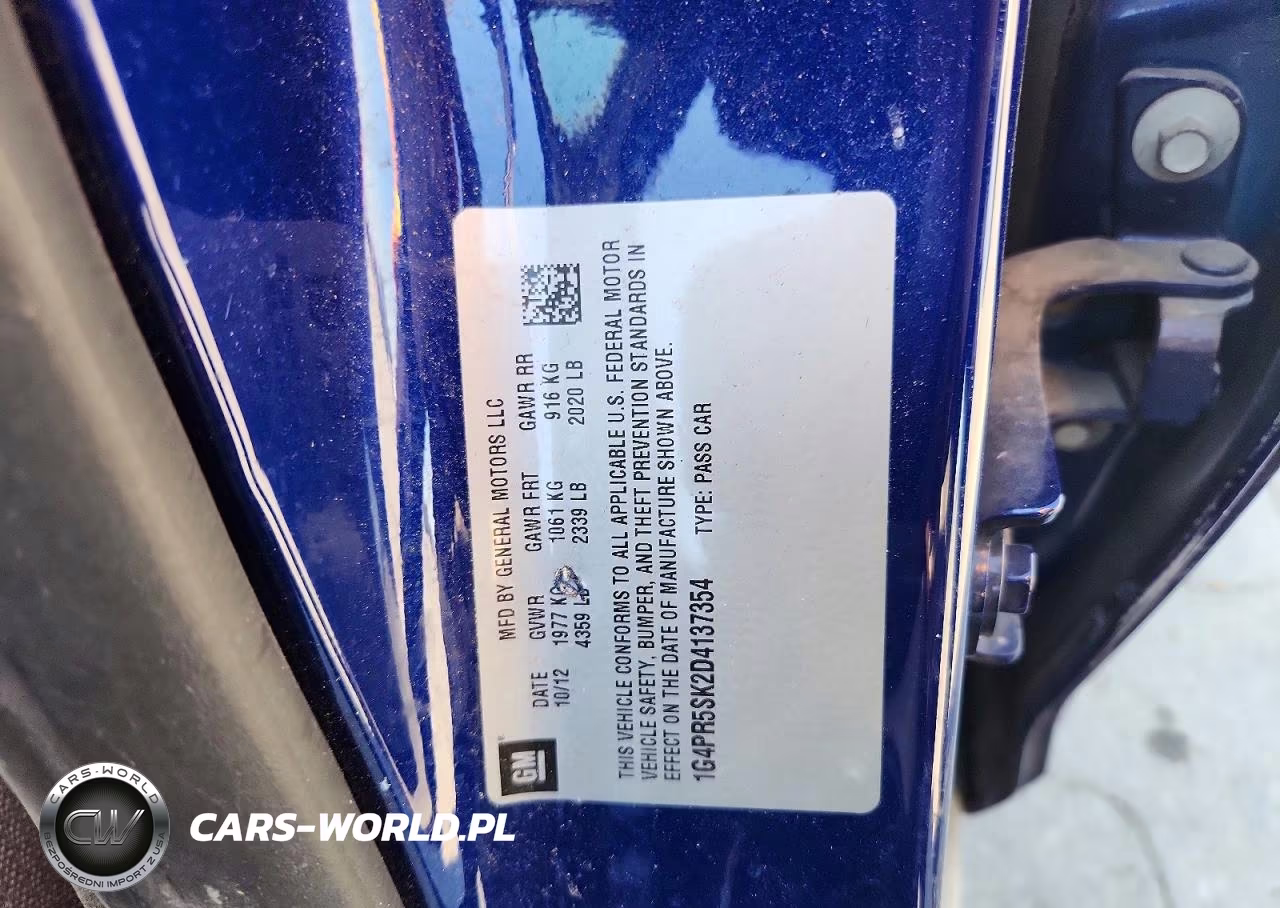 2013 Buick Verano Convenience VIN:1G4PR5SK2D4137354 - 12