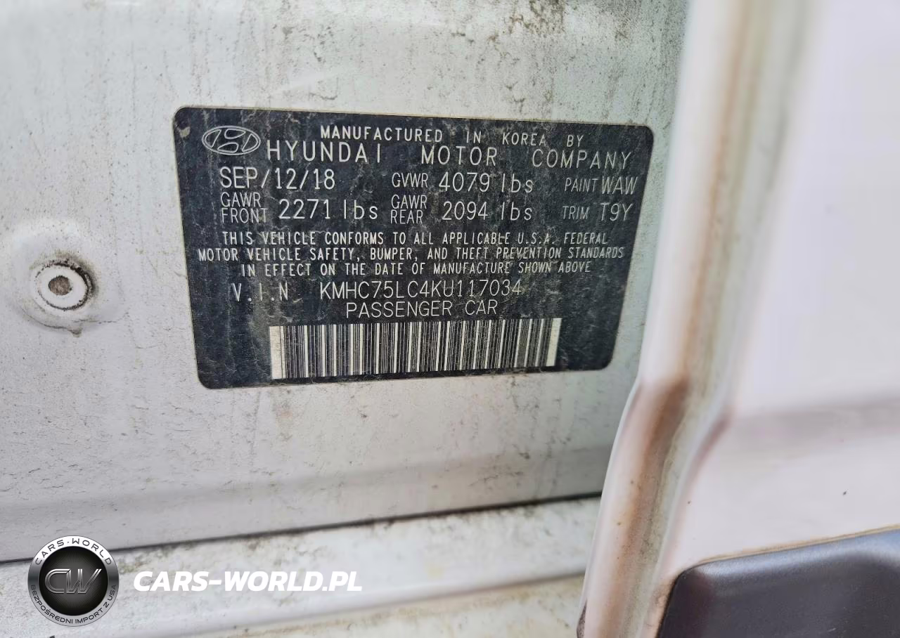 2019 Hyundai Ioniq Sel VIN:KMHC75LC4KU117034 - 12