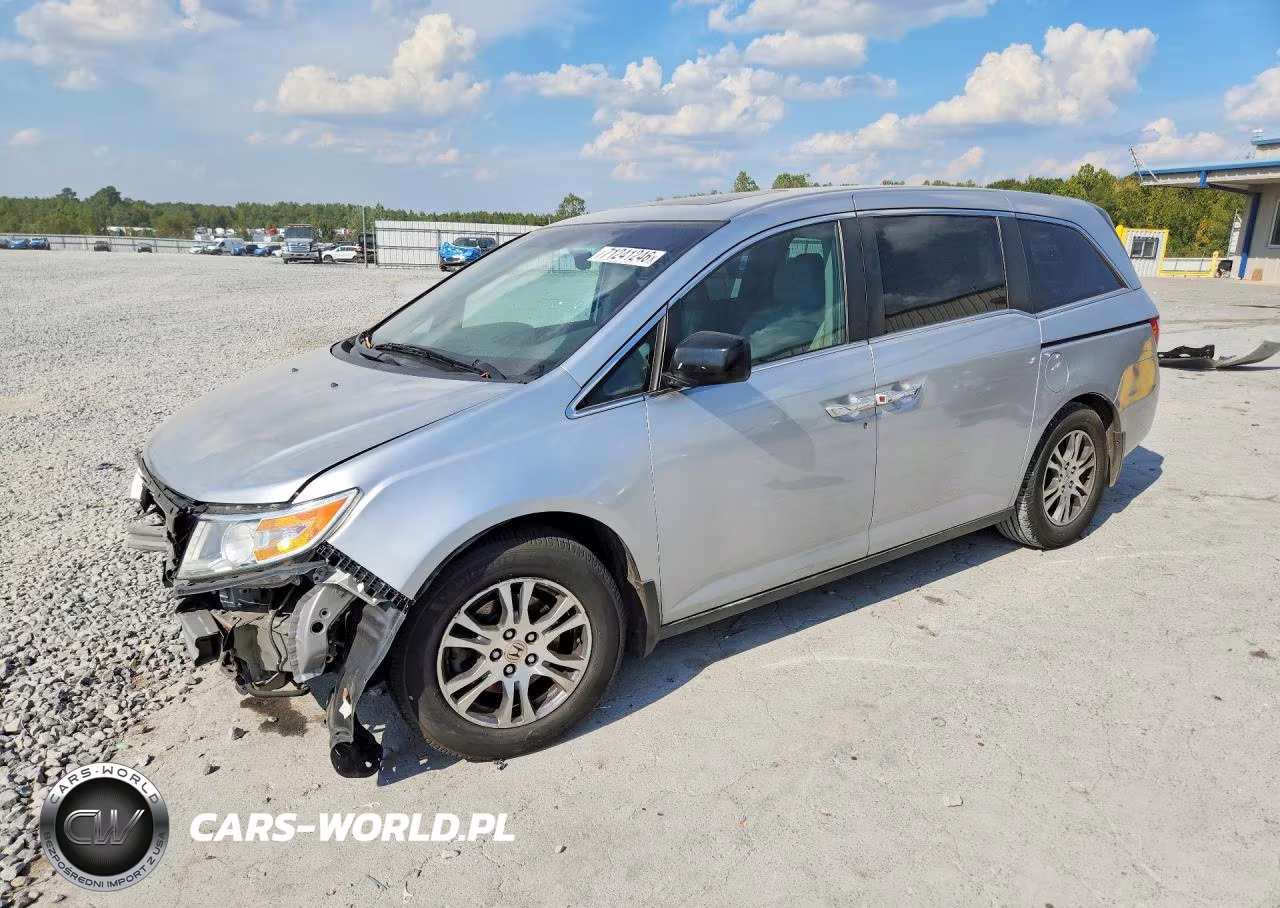 2012 Honda Odyssey Exl VIN:5FNRL5H67CB041011 - 1