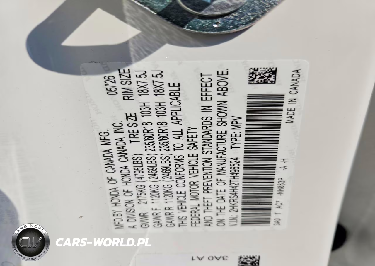 2026 Honda Cr-V Ex VIN:2HKRS4H42TH496524 - 13
