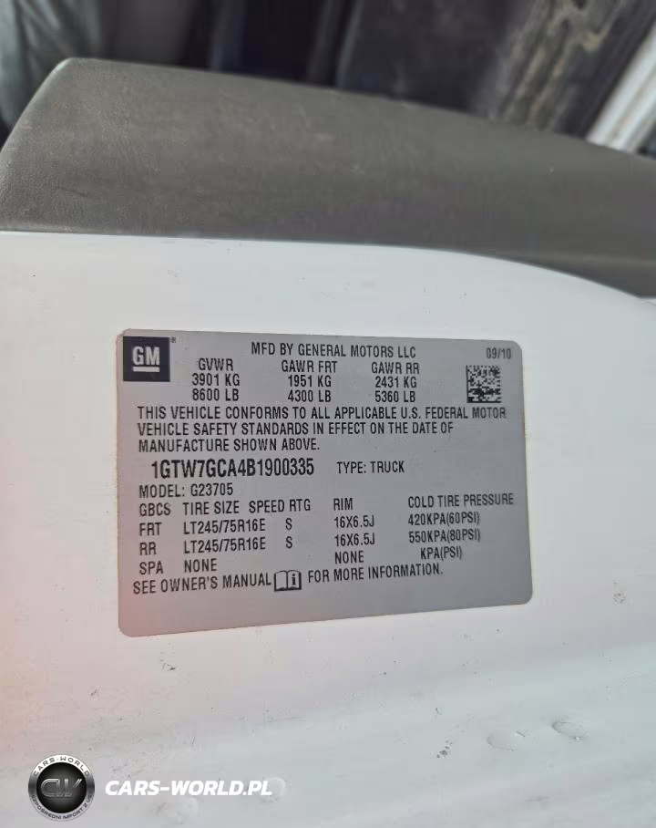 2011 GMC Savana G2500 VIN:1GTW7GCA4B1900335 - 14