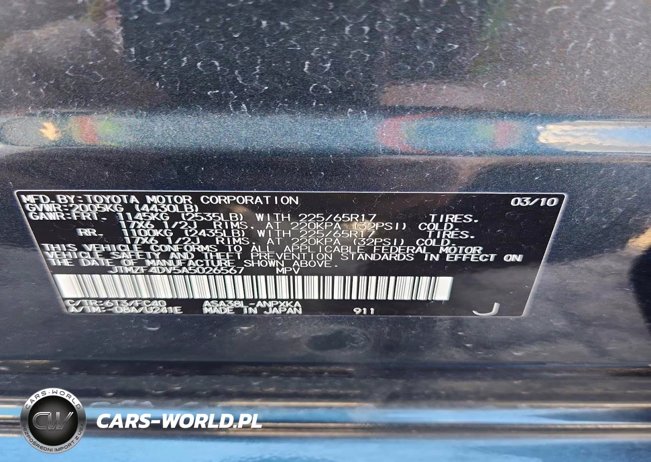 2010 Toyota Rav4 Base VIN:JTMZF4DV5A5026567 - 13