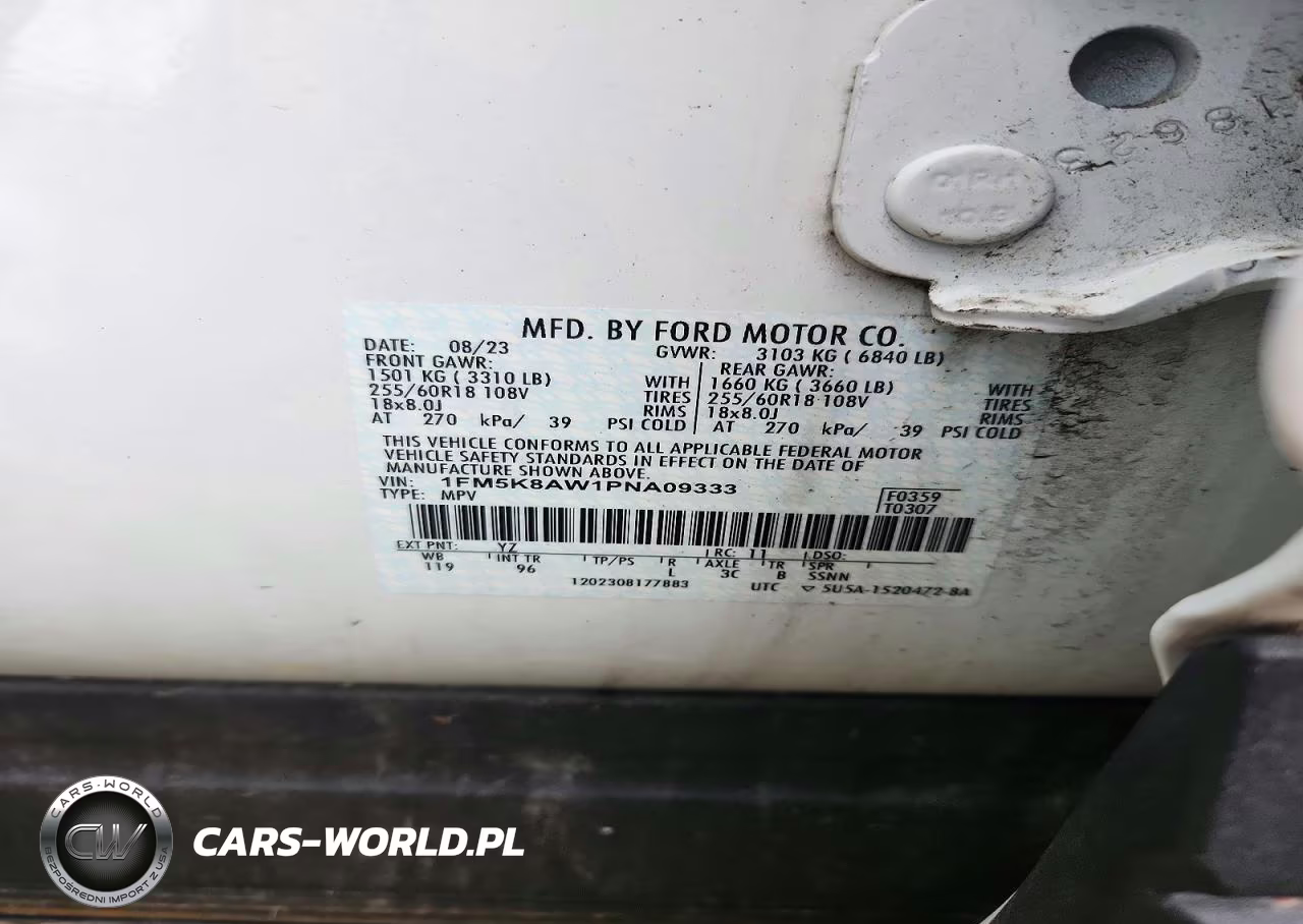 2022 Ford Explorer VIN:1FM5K8AW1PNA09333 - 12