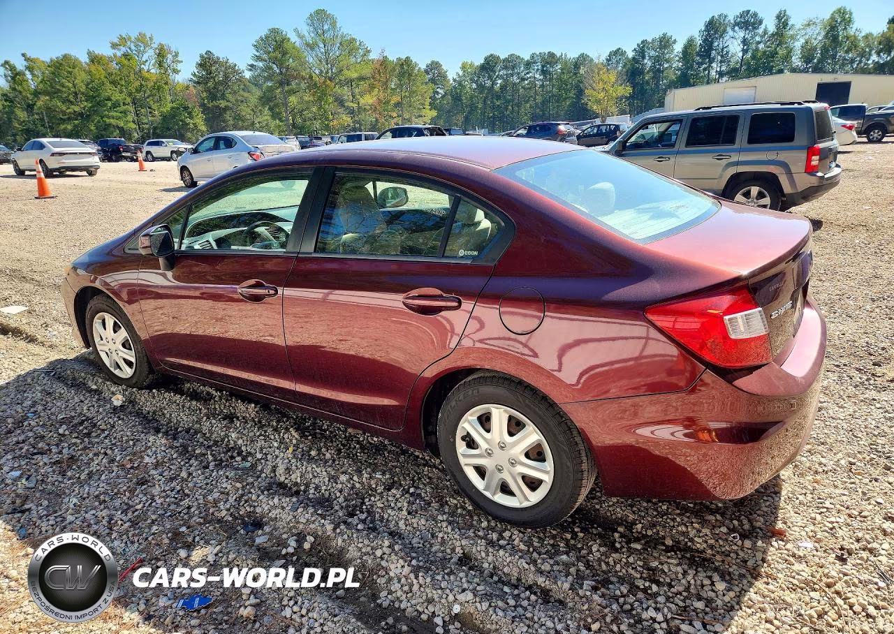 2012 Honda Civic Lx VIN:19XFB2F56CE330160 - 2