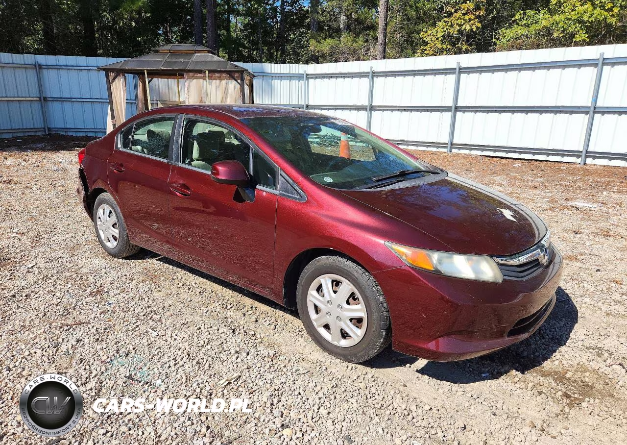2012 Honda Civic Lx VIN:19XFB2F56CE330160 - 4