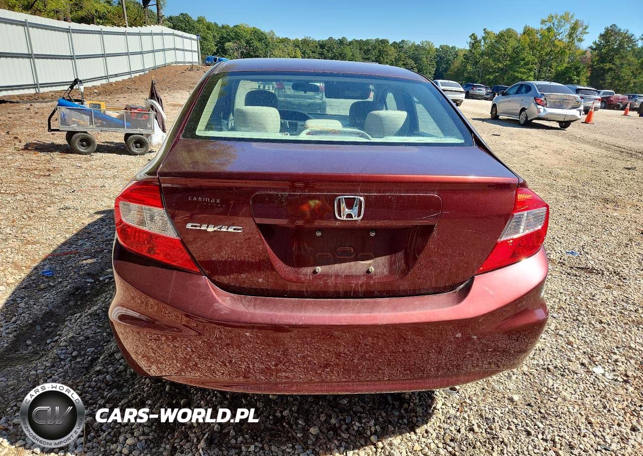 2012 Honda Civic Lx VIN:19XFB2F56CE330160 - 6