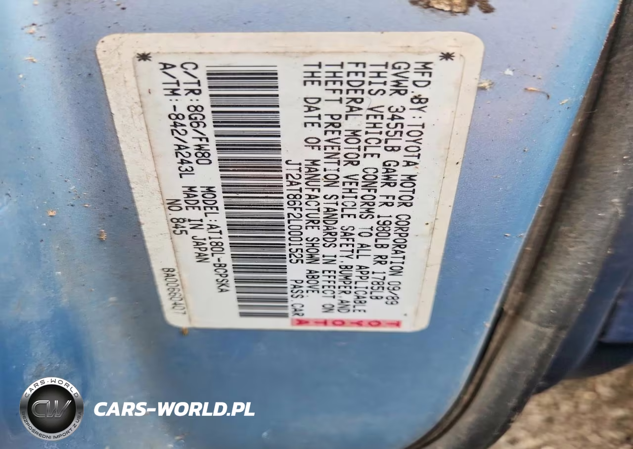 1990 Toyota Celica St VIN:JT2AT86F2L0001525 - 12