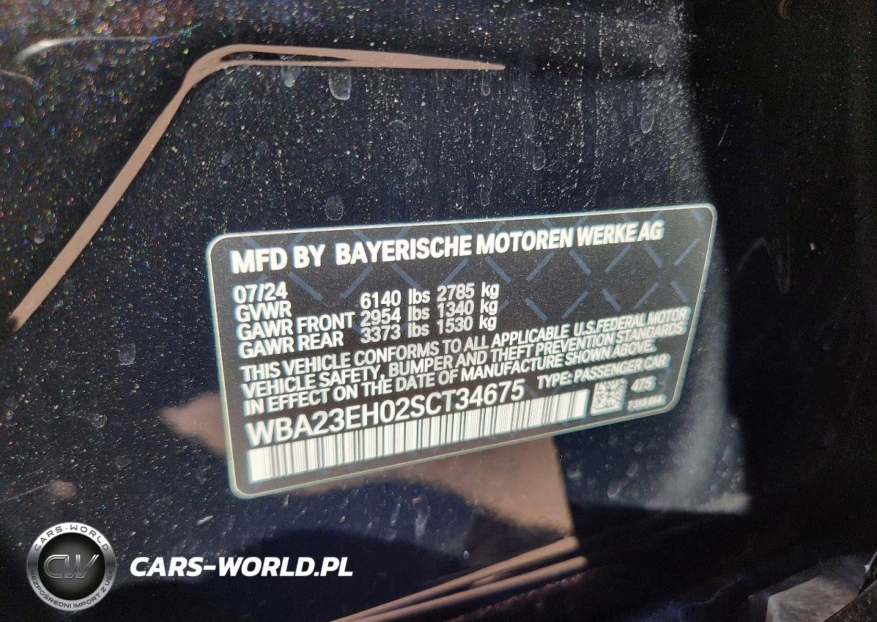 2025 BMW 740 I VIN:WBA23EH02SCT34675 - 12