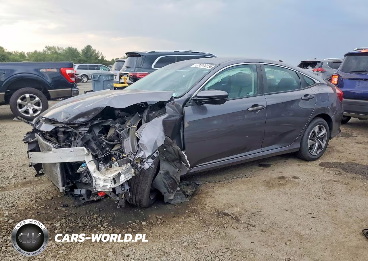 2020 Honda Civic Lx VIN:2HGFC2F67LH507181 - 1